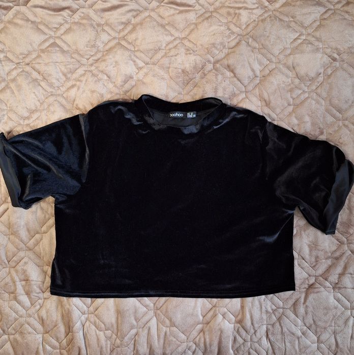 Жіночий велюровий топ. Б/у.