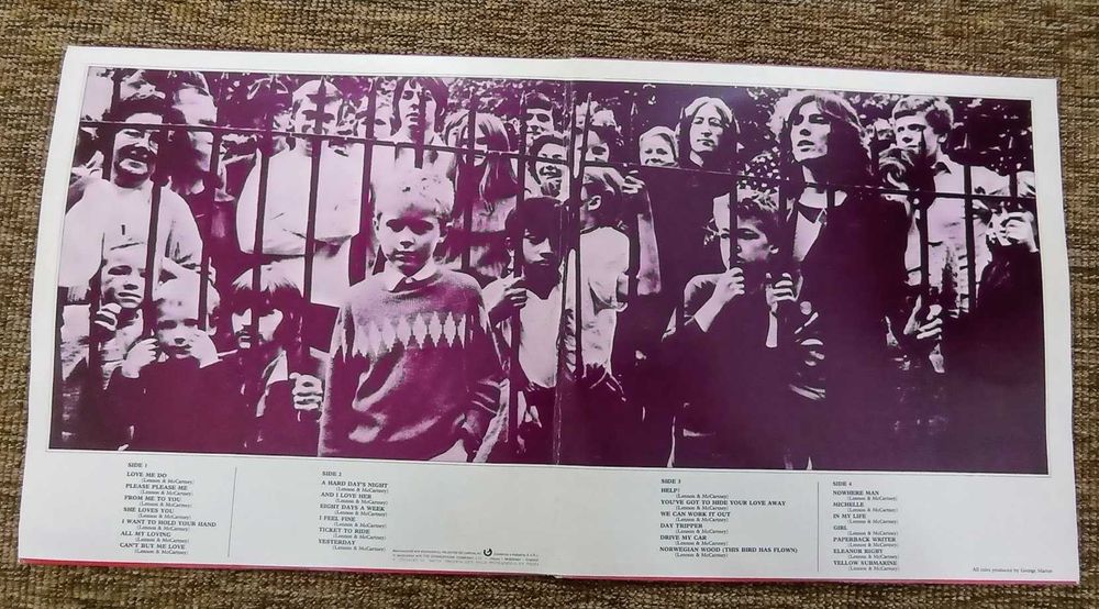 Album duplo dos Beatles Vermelho 1962/1966