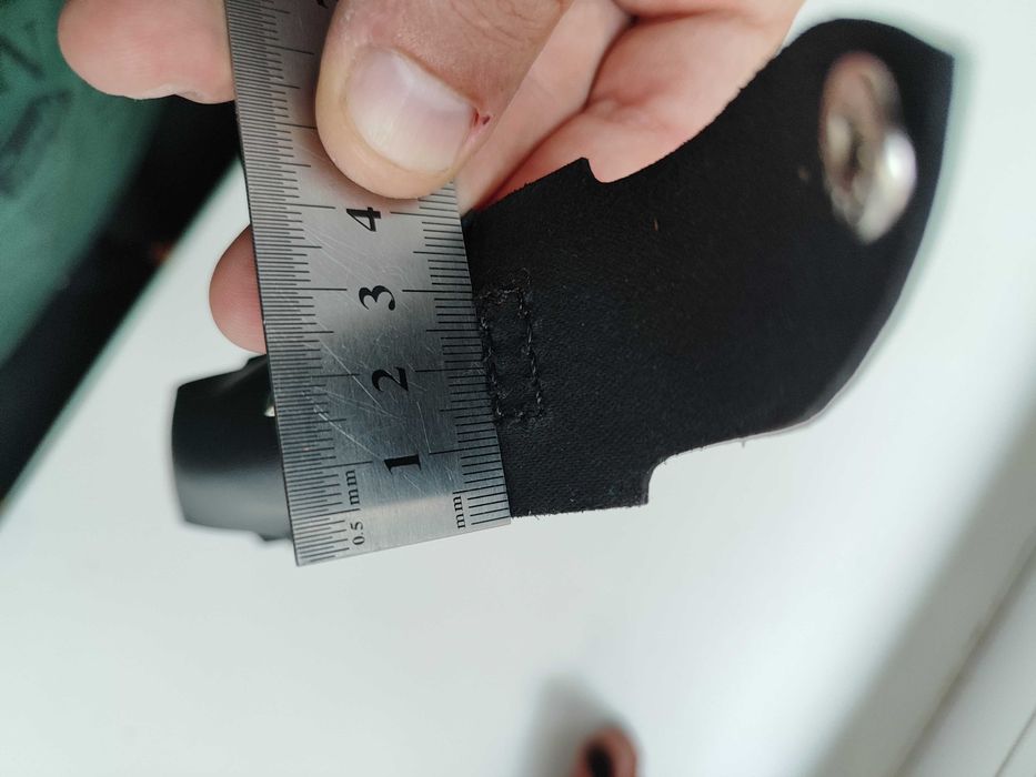 Чохол для ножа Opinel №8. Шкіряний, зі шкіри. Кожаный чехол Опинель