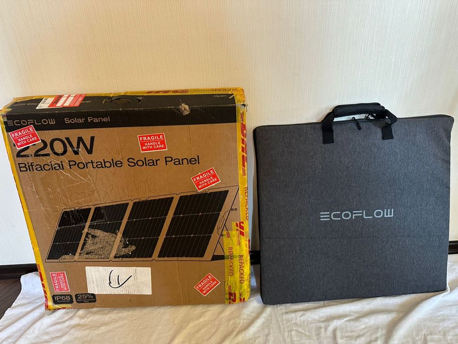 Сонячна батерея EcoFlow 220 Вт нова