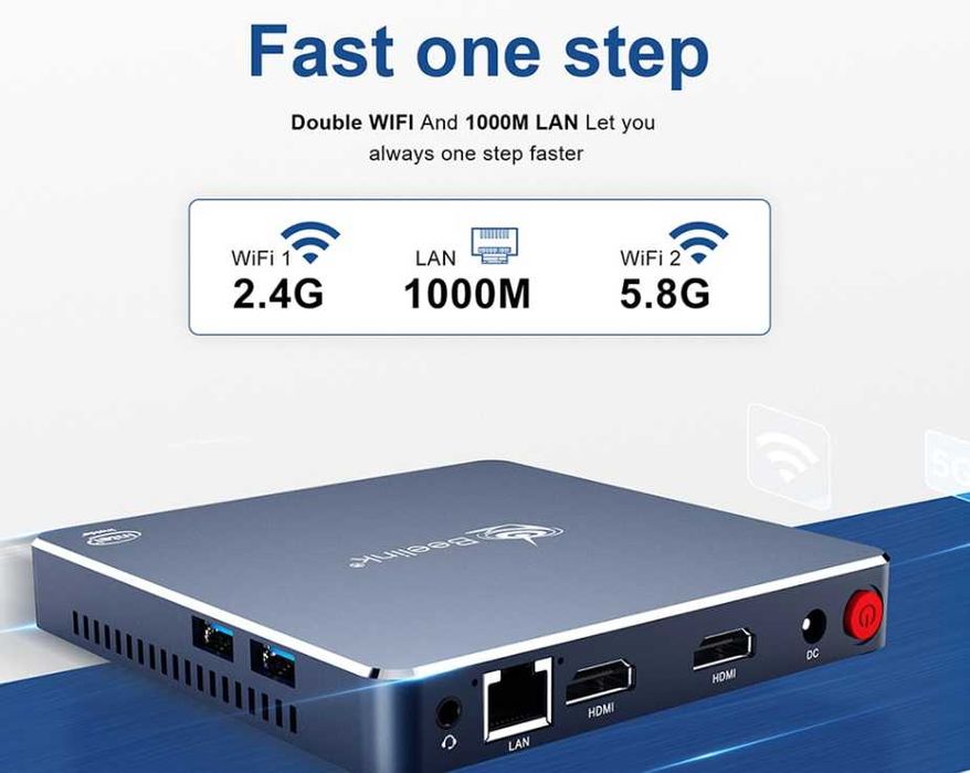 Mini PC Beelink Gemini M 8GB + Monitor AOC 24"64584346028034122