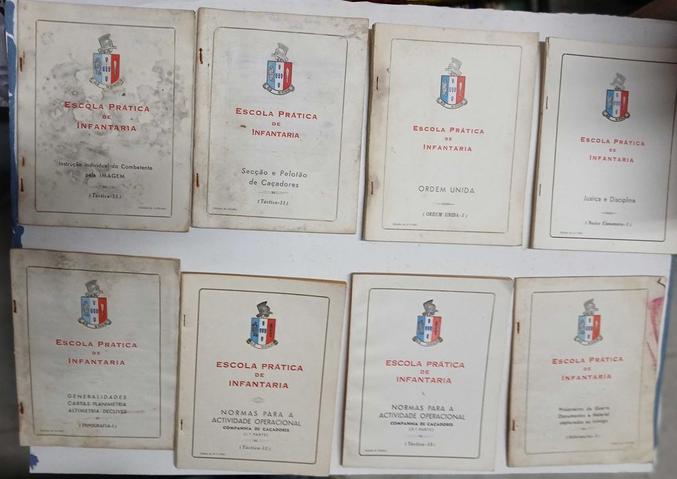 guerra colonial /do ultramar - manuais da Escola Prática de Infantaria