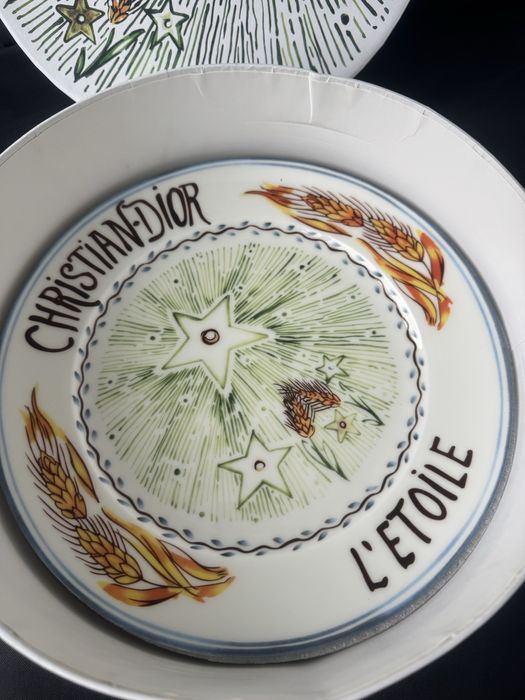 Talerze dior zestaw 4 sztuki nowy pudelko swieta wigilia prezet