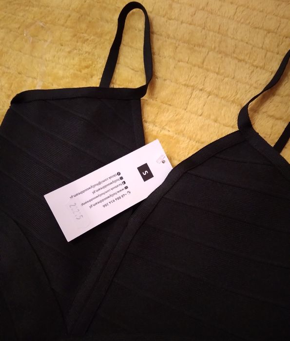 Sukienka bandażowa czarna s