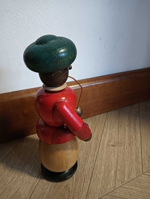Drewniana figurka na kadzidełko tzw. dziadka palacza - Sułtan