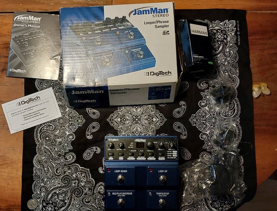 Digitech Jamman JML2 Stereo Looper Effects Pedal Phrase Sampler