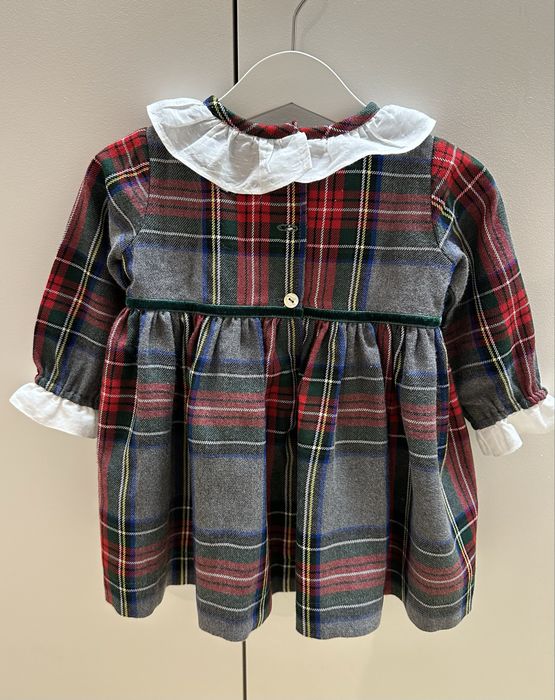 Vestido Natal menina, 1 ano da Maria Bebé. Usado uma vez. Novo