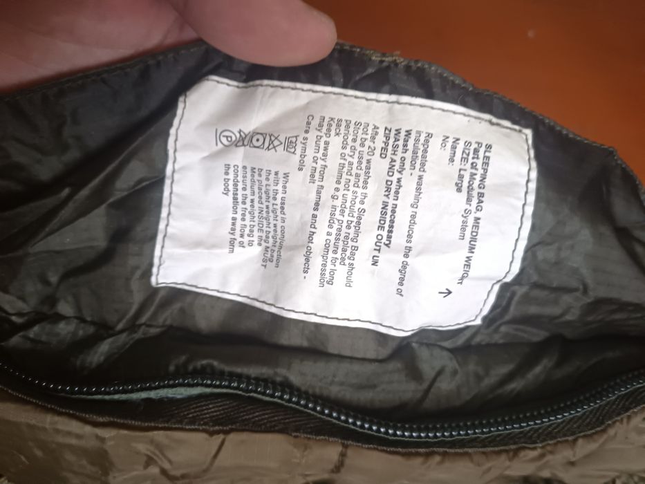 Спальний мішок зимовий