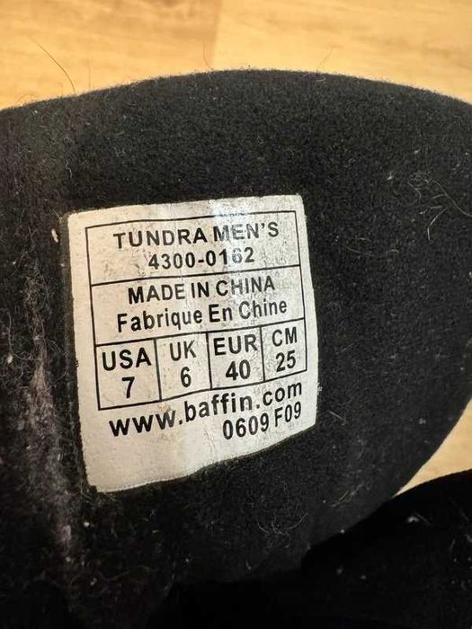 Baffin Tundra Polar Proven Canada Snow Boots 40 śniegowce buty zimowe