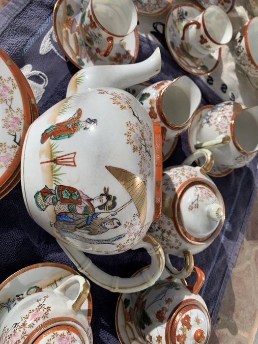 Conjunto café e chá chinês