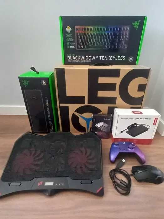 Lenovo Legion 5 - SSD 6TB, 32GB RAM, AMD R5, Nvidia RTX + Acessórios