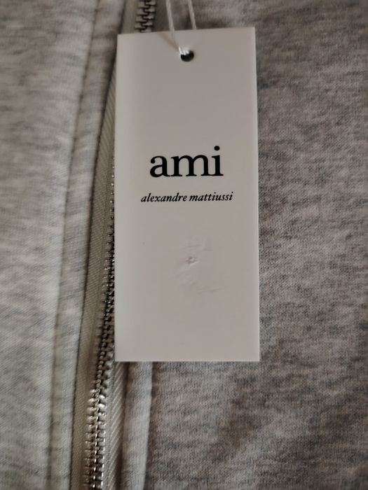 Ami Paris casaco com fecho