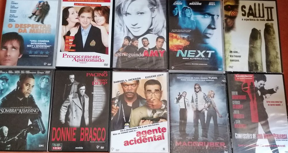 DVD novos alguns ainda com o plástico