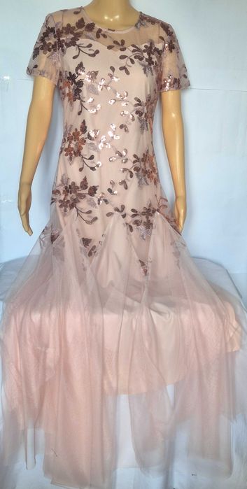 Shein sukienka hafty,cekiny,impreza,wesele M