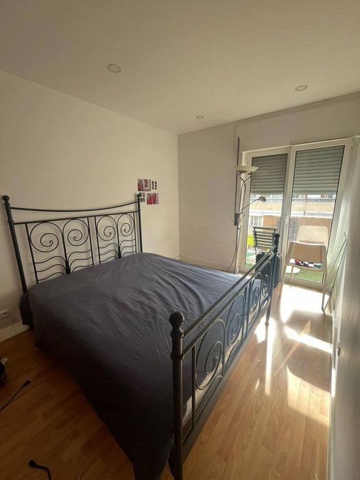 Cama em ferro com colchão