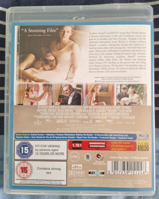 Film blu-ray "Lektor" (The Reader)