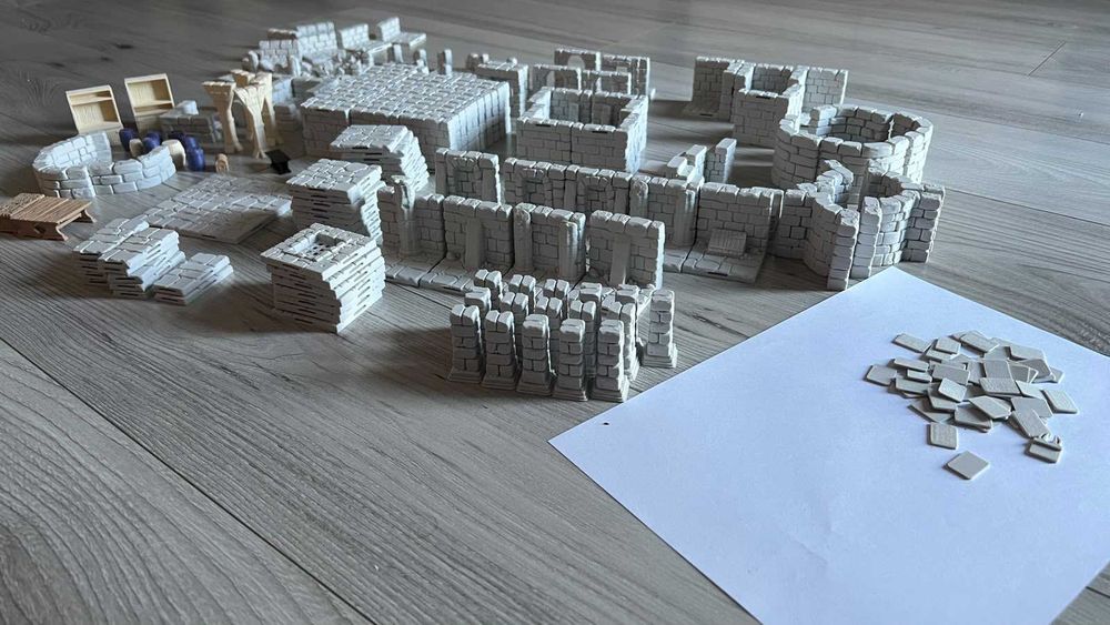 Modularny Dungeon 3D – 202 elementy – RPG / D&D / Warhammer