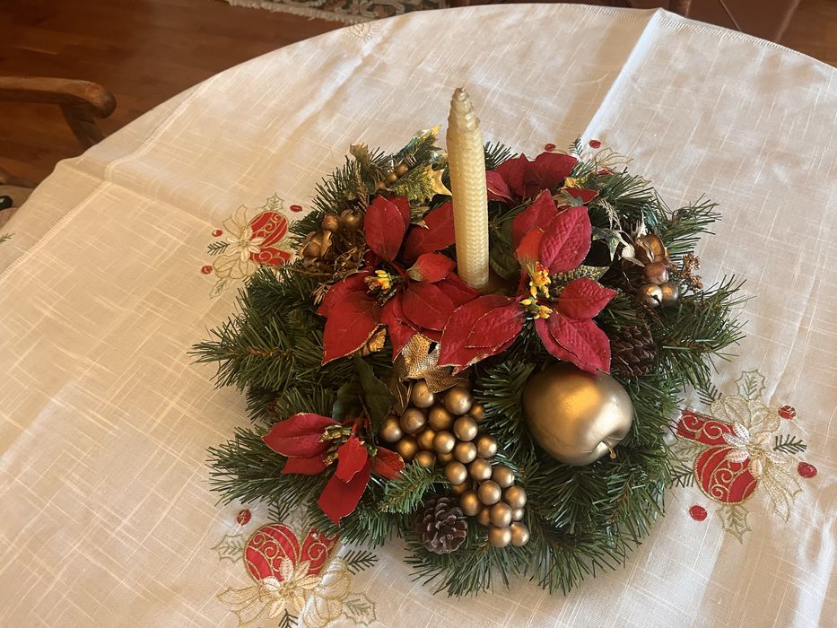 Centro natalicio grande ( 45 cm de diâmetro).