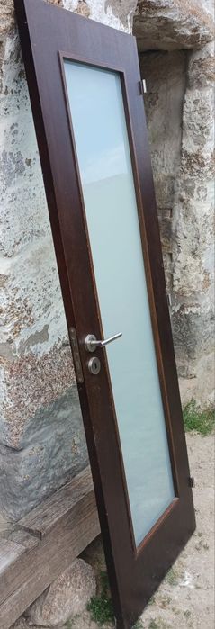 Porta de interior com vidro