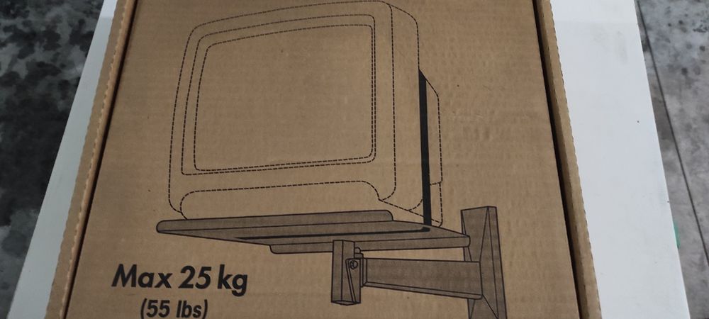 Suporte para televisão, novo, ainda embalado