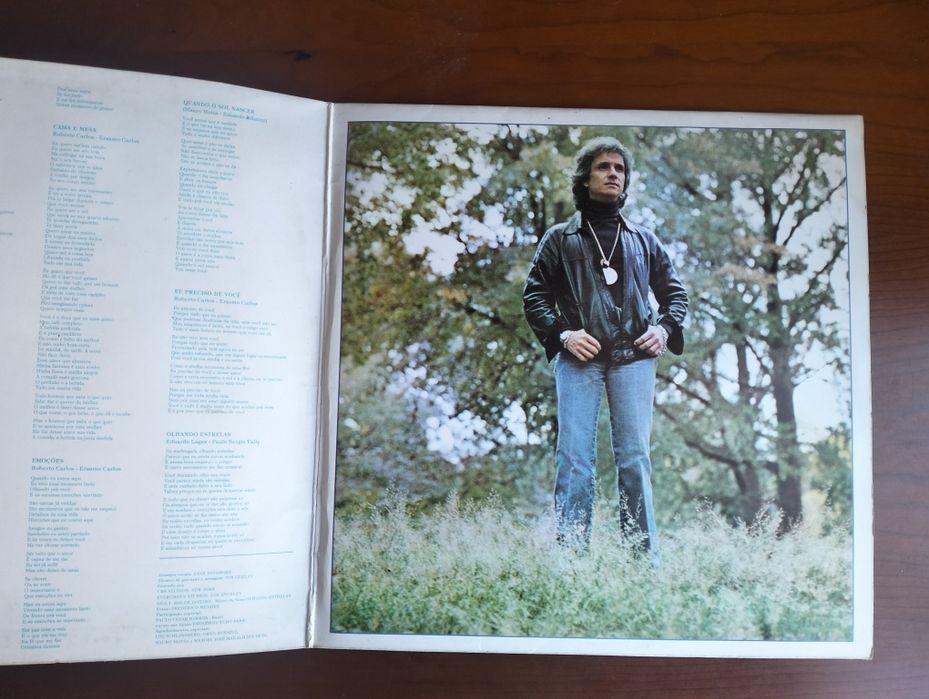 Antigo disco de vinil LP Roberto Carlos, 1981