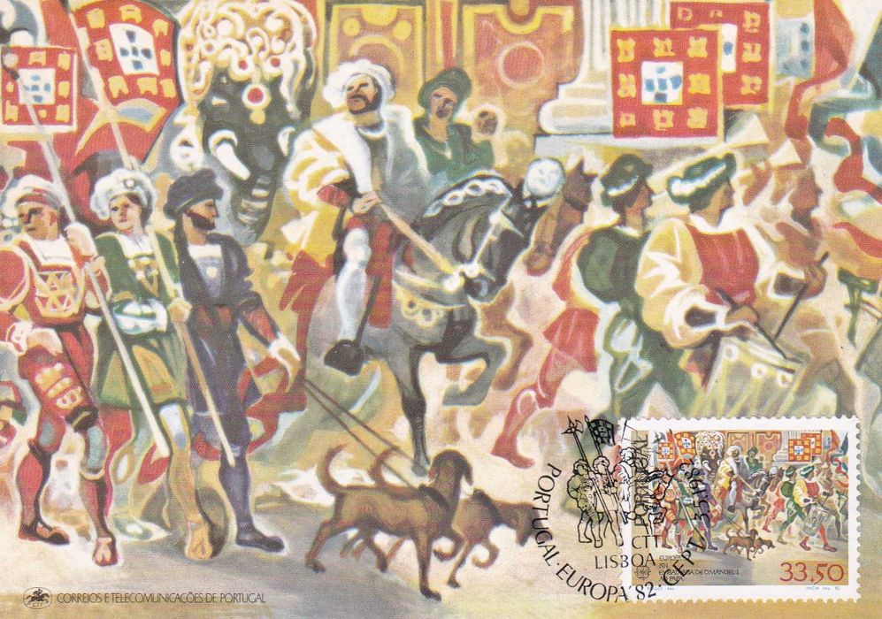 Postais máximos de Portugal e postal bordado - vários preços