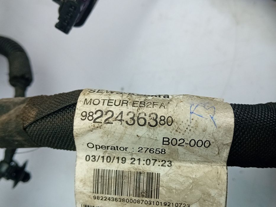 Instalação elétrica do motor / cablagem do motor OPEL Corsa F