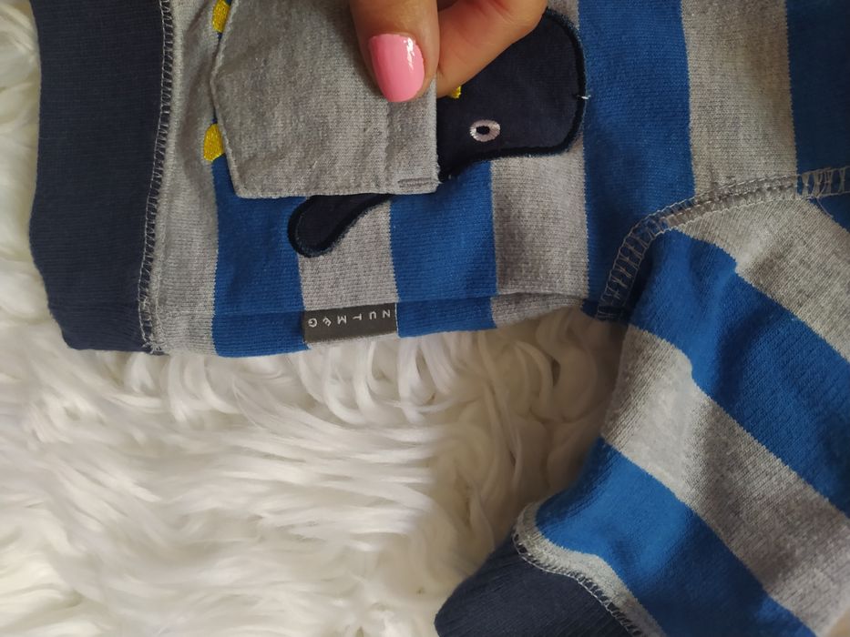 Bluza niemowlęce dla chłopca pingwin 56