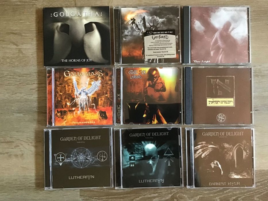 CDs metal, gótica metal F+G+H