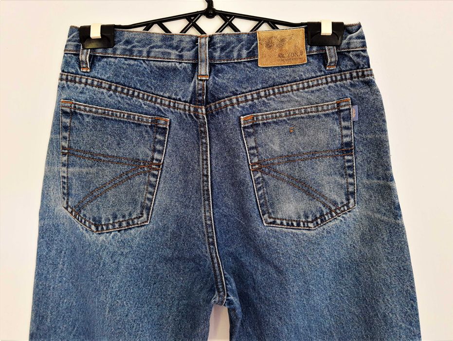 Arizona Jeans Jeansy Dżinsy Denim Spodnie Niebieskie 100% Bawełna