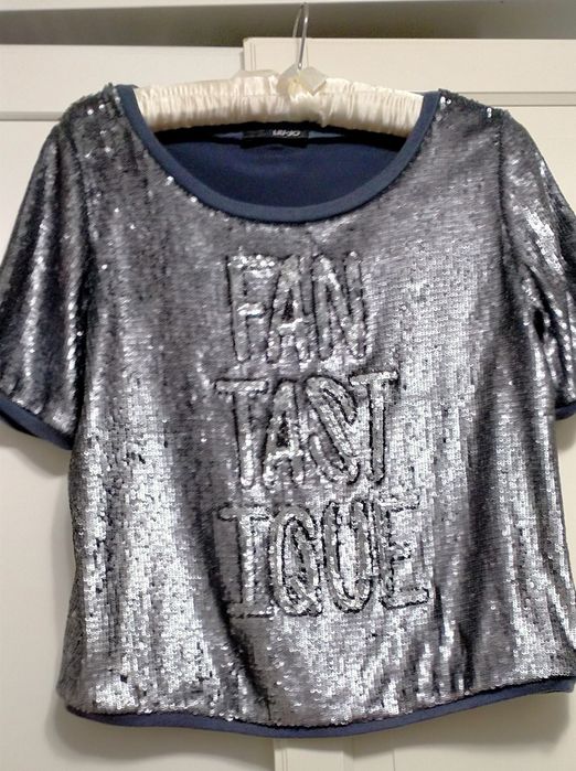 Bluzka LIU JO roz S cekiny