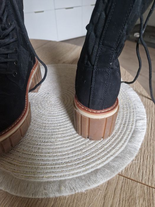 Kozaki zimowe czarne