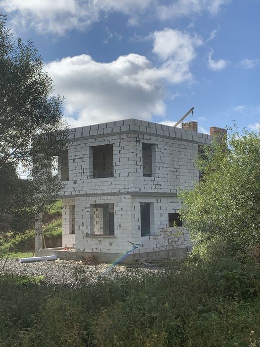 Двоповерховий будинок 110м2 у с.Лісові Гринівці На етапі будівництва!