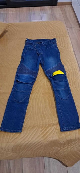 Calças de ganga motard