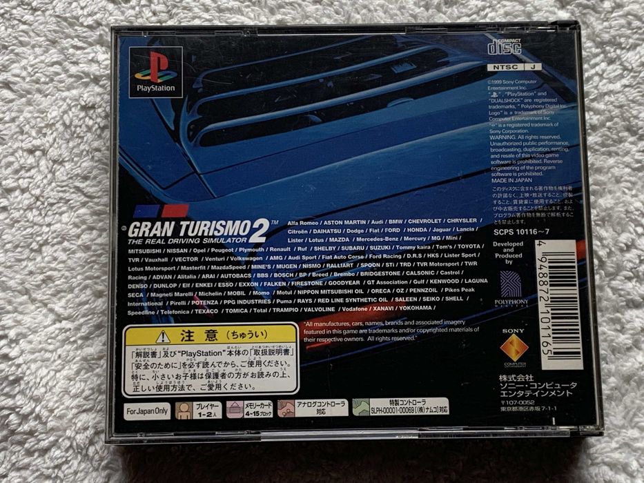 Gran Turismo 2 ps1 ntsc-j