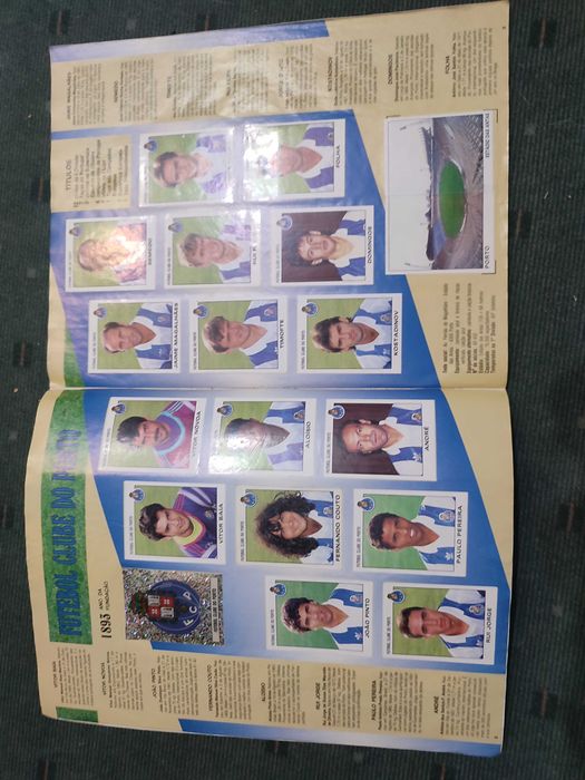 Caderneta de Cromos antiga Futebol 93/94 - Completa