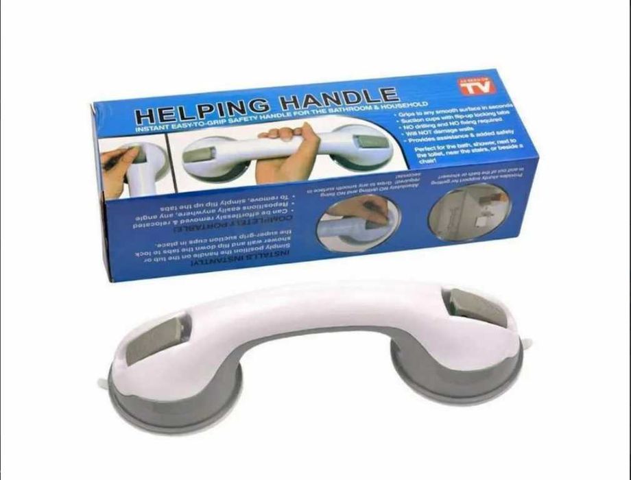 Ручка поручень на вакуумных присосках для ванной