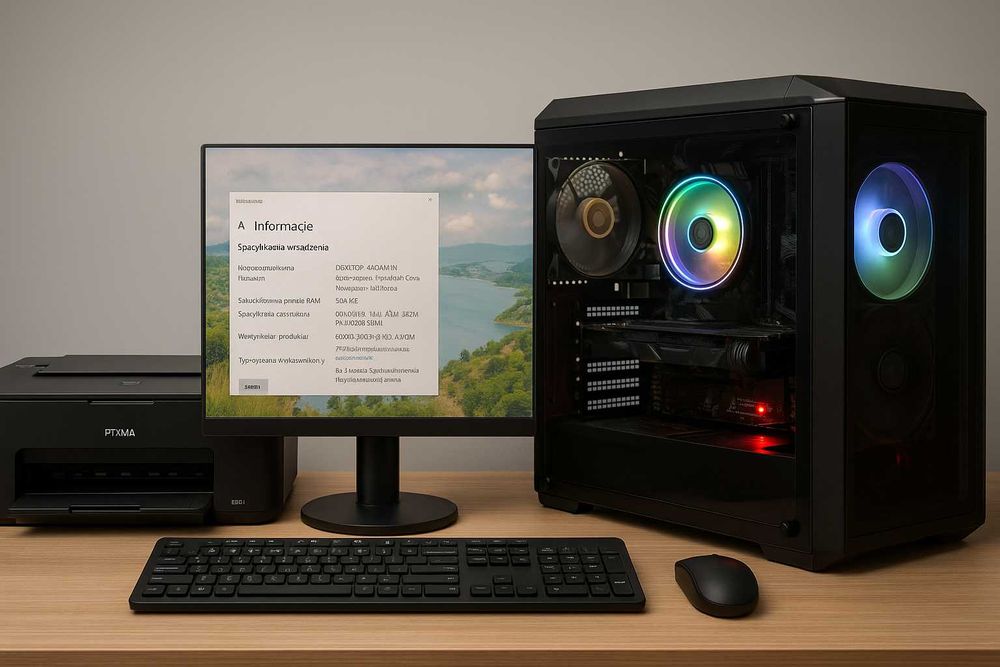 Komputer stacjonarny gaminhgowy AMD Ryzen 7 2700X