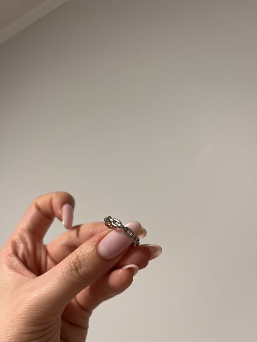 Срібний персеть в вигляді цепочки