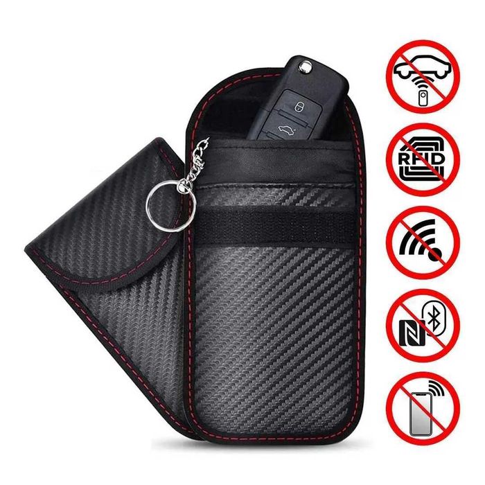 Bolsa Bloqueadora Sinal Chave Moto Gaiola Faraday