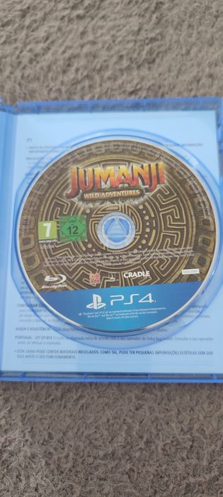 Jumanji PS4 na caixa