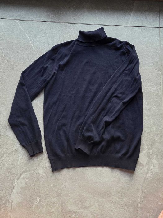 Granatowy męski golf Evenemen L | 100% Bawełna