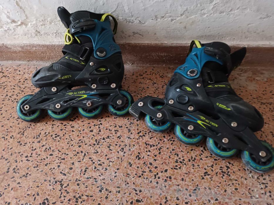 patins em linha de criança