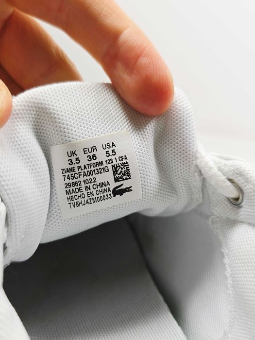 Lacoste ZIANE Platform r. 36 eu
