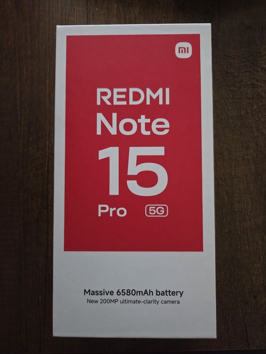 Redmi NOTE 15 PRO 5G BLACK 8/256 Nowy