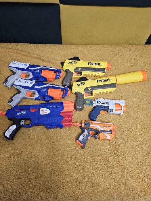 Postolety Nerf i inne