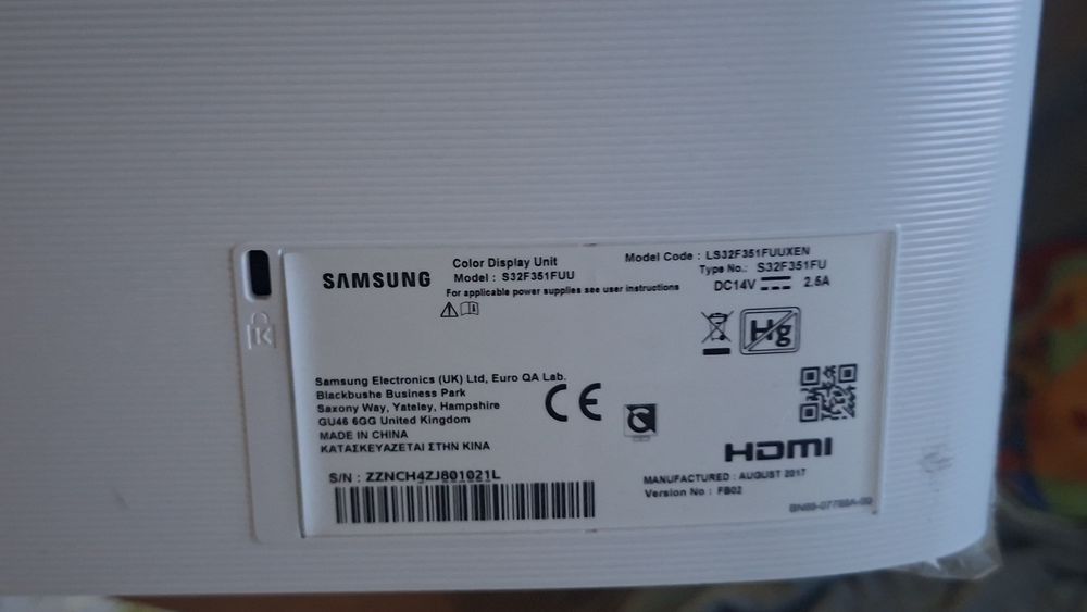 Monitor Samsung 32cale