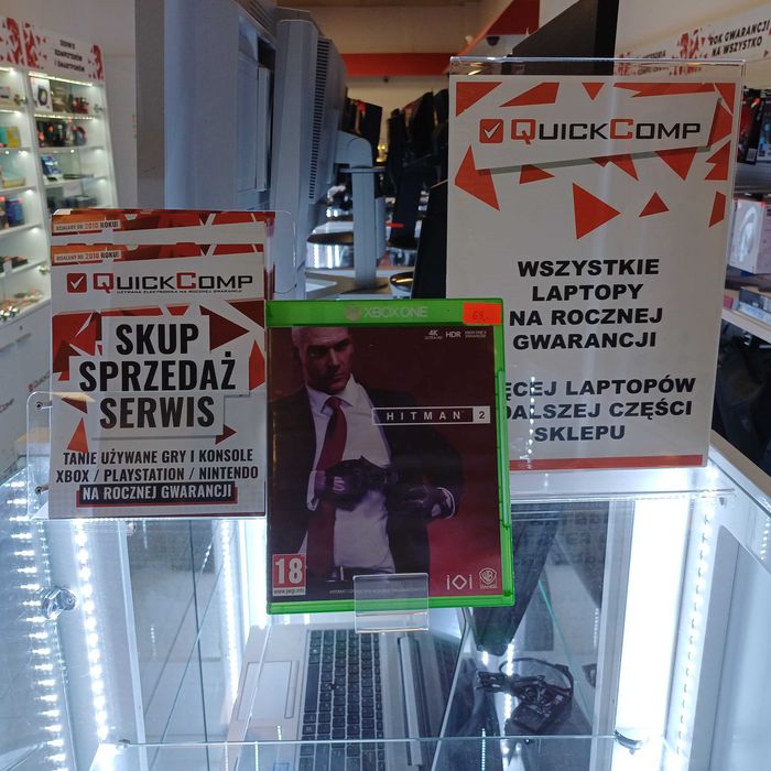 Gra XBOX ONE / X Series Hitman 2 Gwarancja 1 Rok QUICK-COMP Przemyśl