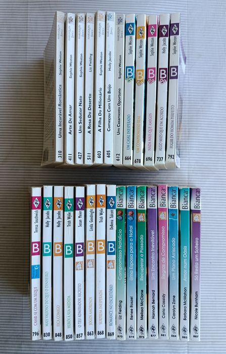 28  livros  de Romance "BIANCA" Harlequin