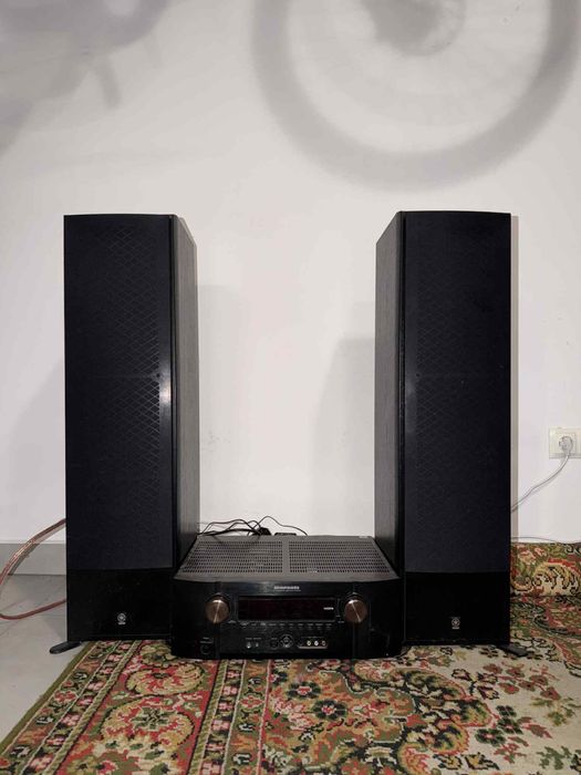 Zestaw stereo Marantz i kolumny Yamaha